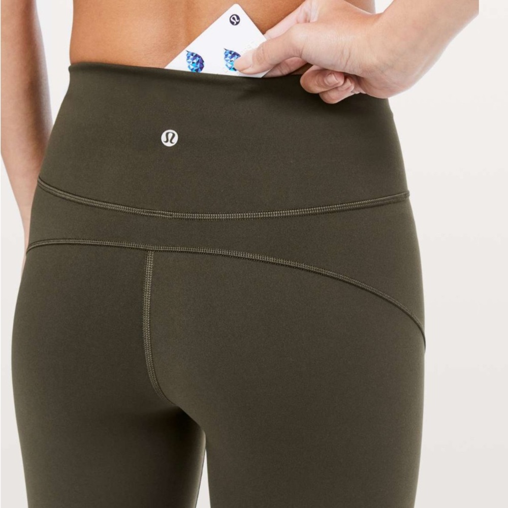 Lululemon In Movement Crop *Everlux 19"
Dark Olive - Picture 5 of 9